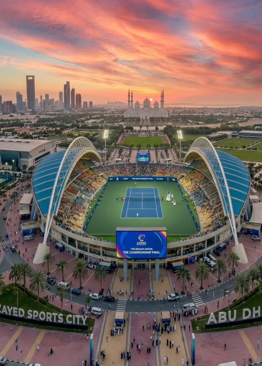 Mubadala Abu Dhabi Open, event IT infrastructure by IP Care