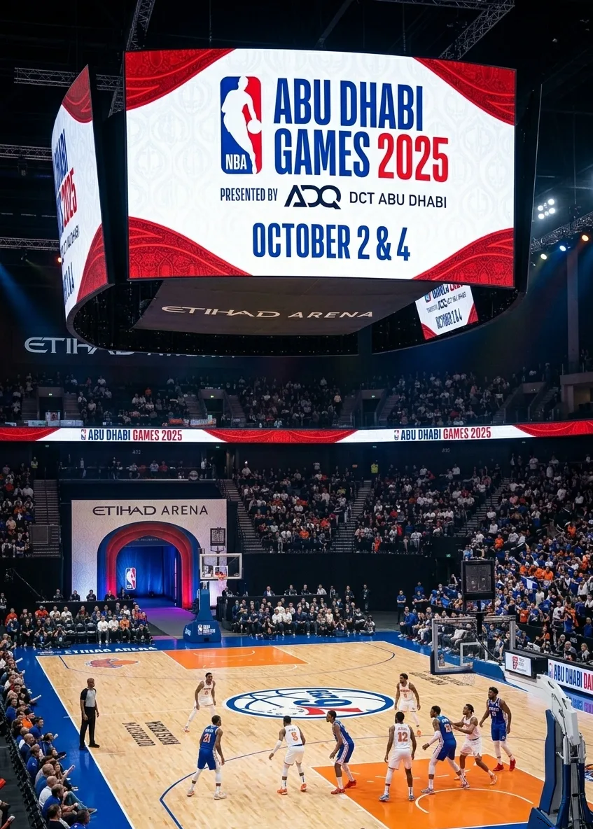 NBA Abu Dhabi Games, event IT infrastructure by IP Care