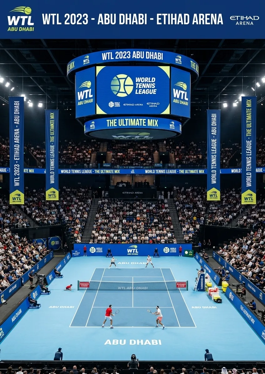 World Tennis League, event IT infrastructure by IP Care