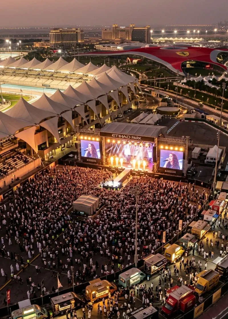 Ya Salam After Race Concert, event IT infrastructure by IP Care